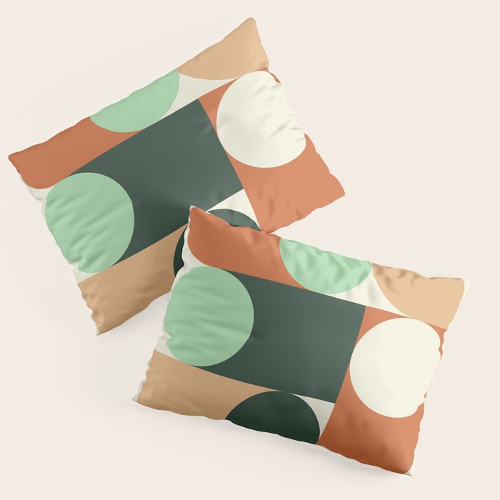 Modern Geometric 84A Pillow Sham Gallery Image 1