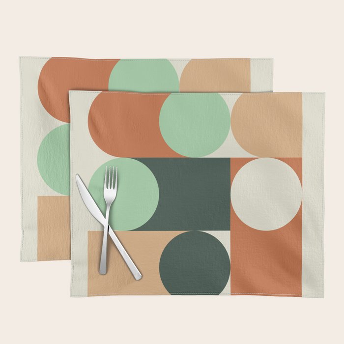 Modern Geometric 84A Placemat Gallery Image 1