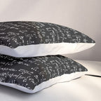 Math Equations // Black Pillow Sham Gallery Image 3
