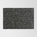 Math Equations // Black Rug Gallery Image 2