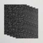 Math Equations // Black Wrapping Paper Gallery Image 3