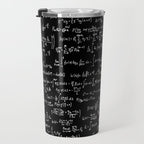 Math Equations // Black Travel Mug Gallery Image 3