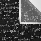 Math Equations // Black Wall Tapestry Gallery Image 3