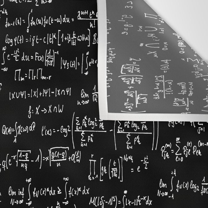Math Equations // Black Wall Tapestry Gallery Image 3