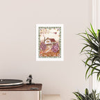 The Old Country Farm in Rustic Brown - Farm House Decor Poster Gallery Image 2