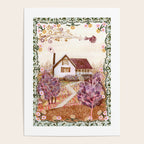 The Old Country Farm in Rustic Brown - Farm House Decor Poster Gallery Image 4