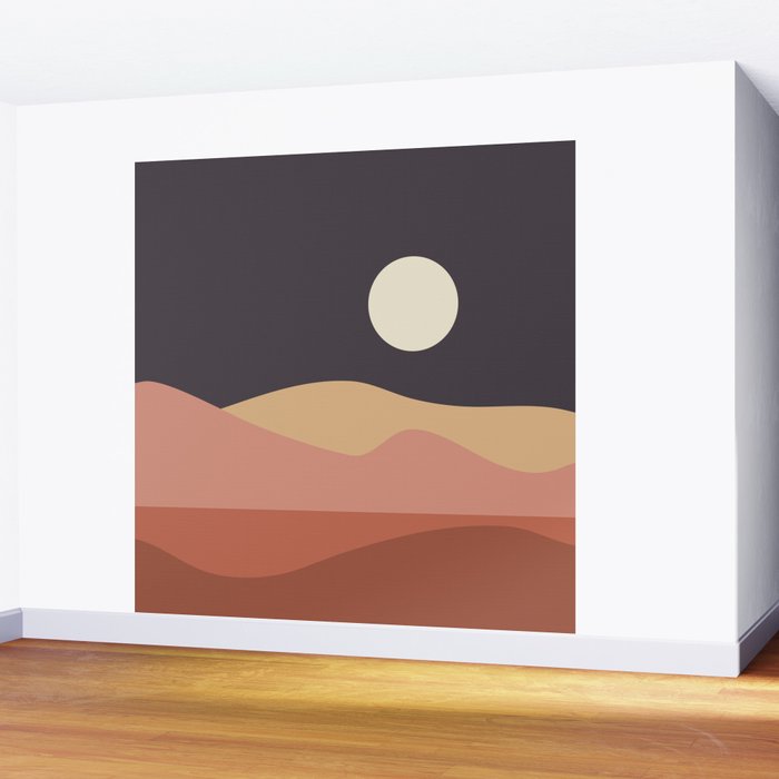 Geometric Landscape 23B Wall Mural Gallery Image 2