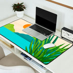 Bali Sunset View in Teal and Orange Desk Mat Gallery Image 2