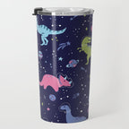 Dinosaurs in Space Travel Mug Gallery Image 3