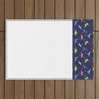 Dinosaurs in Space Outdoor Rug Gallery Image 1