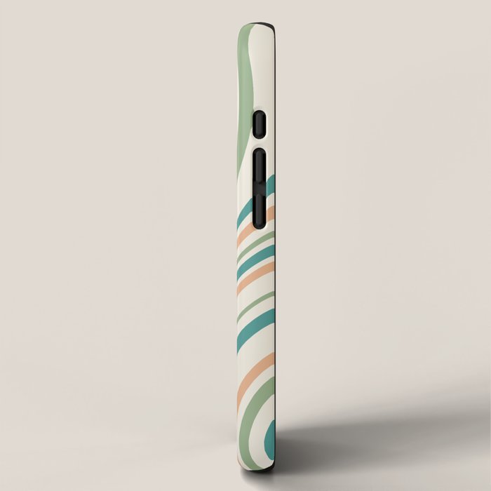 Wavy Stripes XXVI - Natural Boho iPhone Case Gallery Image 2
