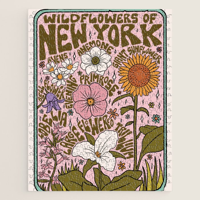 New York Wildflowers Jigsaw Puzzle Gallery Image 1