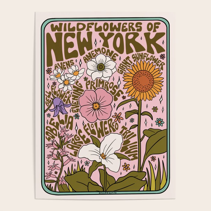 New York Wildflowers Poster Gallery Image 4