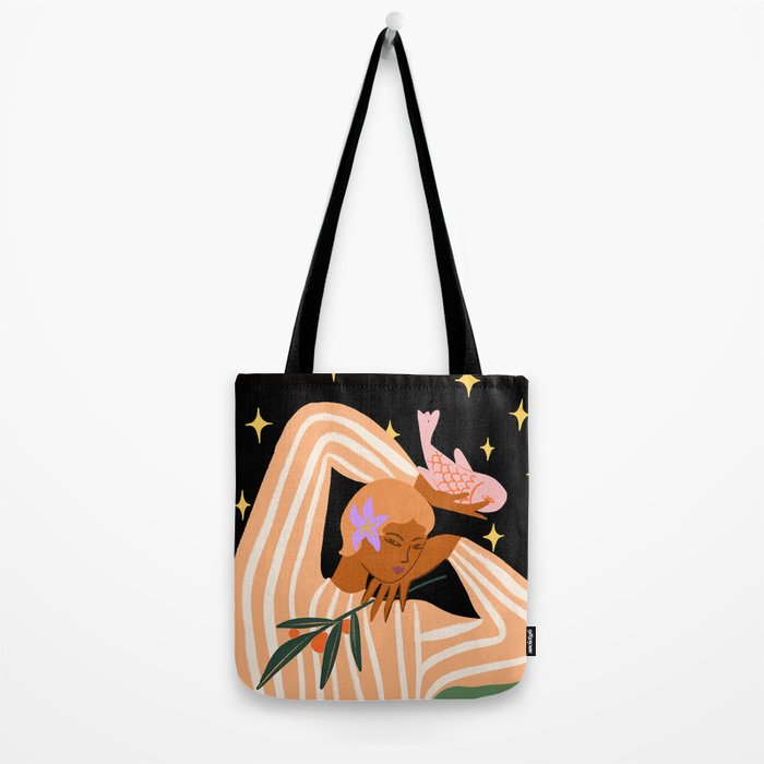Fish and Tangerine Tote Bag Gallery Image 2
