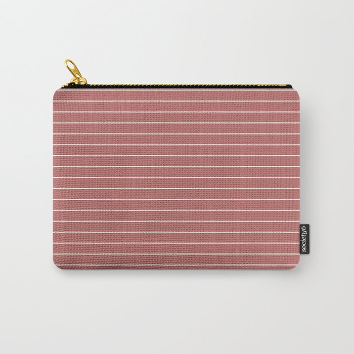 Minimal Arch LII Rose Modern Geometric Lines Carry All Pouch Gallery Image 1