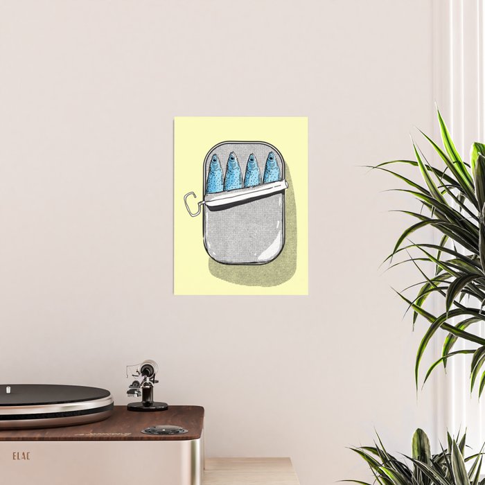 Pilchard fish in a tin Poster Gallery Image 2
