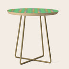 Retro dog cartoon character pattern Side Table Gallery Image 1