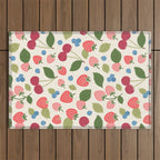 Berry Cherry Harvest Outdoor Rug Gallery Image 1