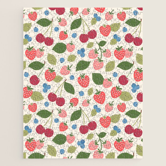 Berry Cherry Harvest Jigsaw Puzzle Gallery Image 1