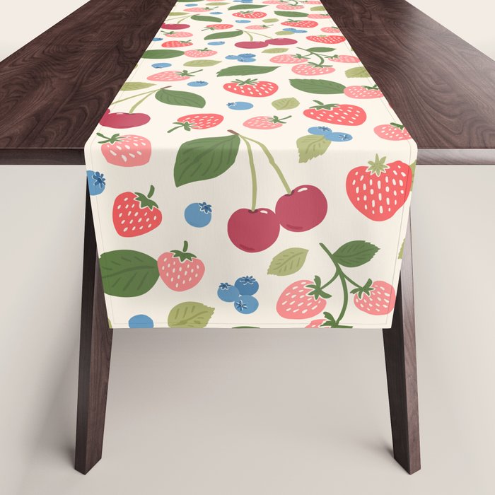 Berry Cherry Harvest Table Runner Gallery Image 1