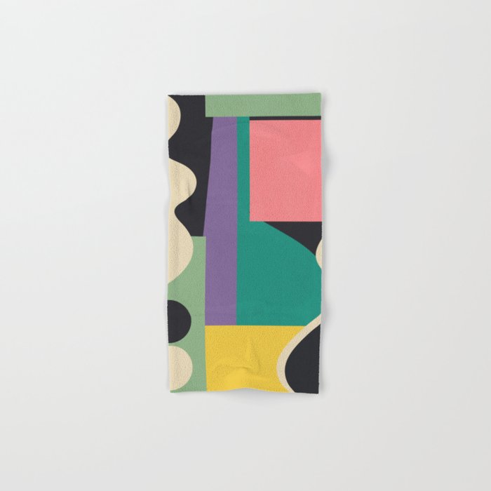 Colorful Geometric Abstract Art 21 Bath Towel Gallery Image 1