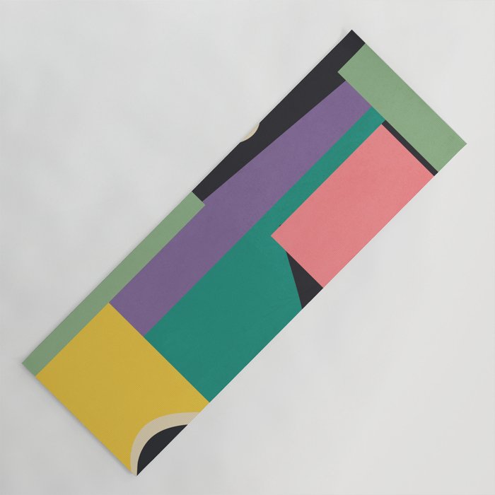 Colorful Geometric Abstract Art 21 Yoga Mat Gallery Image 1
