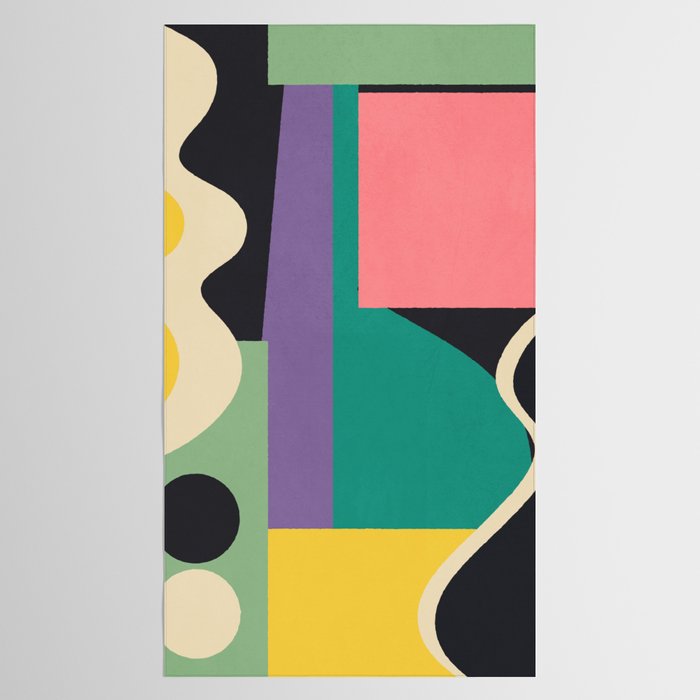 Colorful Geometric Abstract Art 21 Tablecloth Gallery Image 2