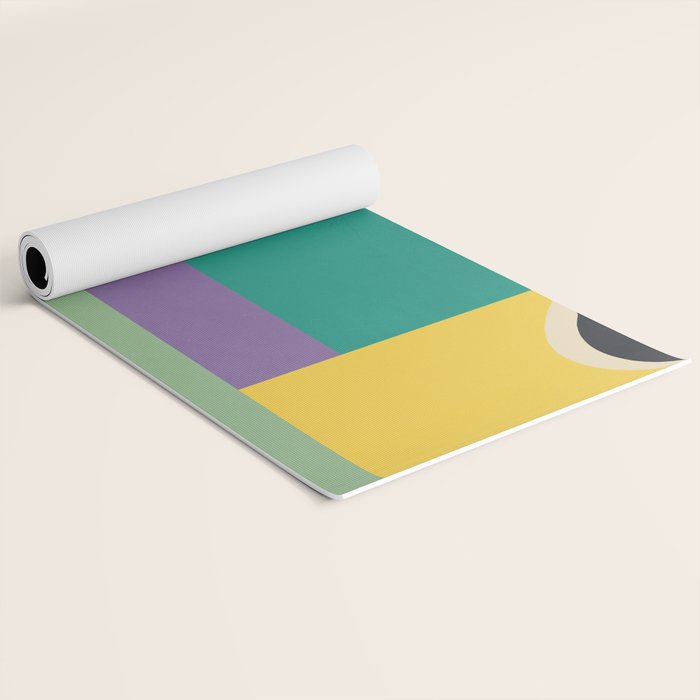 Colorful Geometric Abstract Art 21 Yoga Mat Gallery Image 2