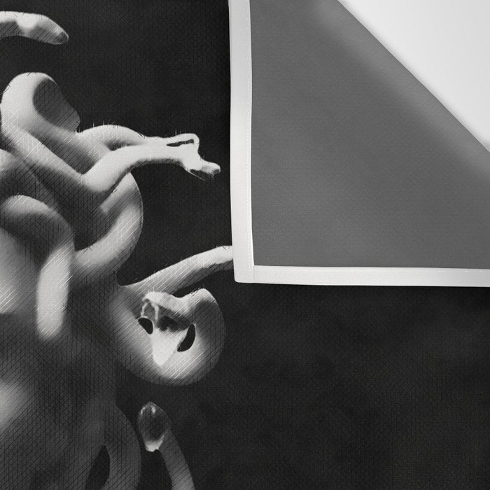 Medusa blowing pink bubblegum bubble Wall Tapestry Gallery Image 3