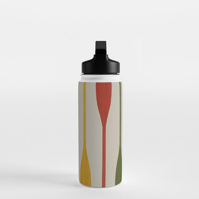Canoe Paddle Stripes Water Bottle Gallery Image 3