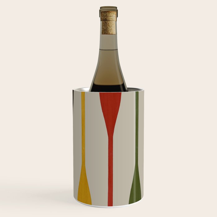 Canoe Paddle Stripes Wine Chiller Gallery Image 3