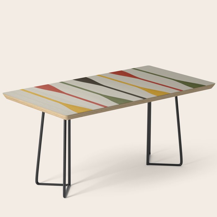 Canoe Paddle Stripes Coffee Table Gallery Image 1