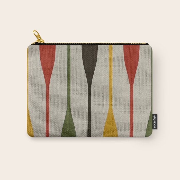 Canoe Paddle Stripes Carry All Pouch Gallery Image 1