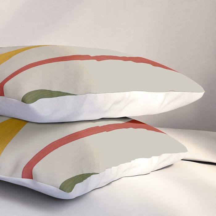 Canoe Paddle Stripes Pillow Sham Gallery Image 3