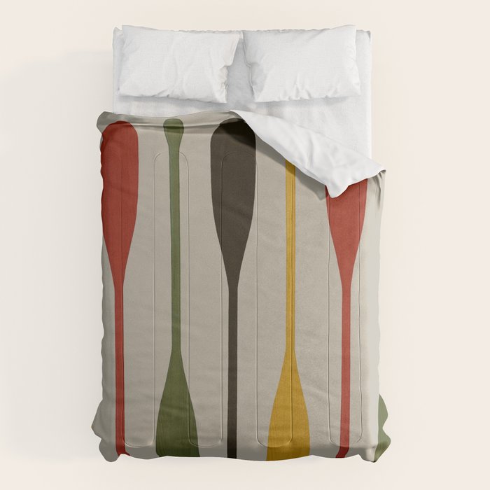 Canoe Paddle Stripes Comforter