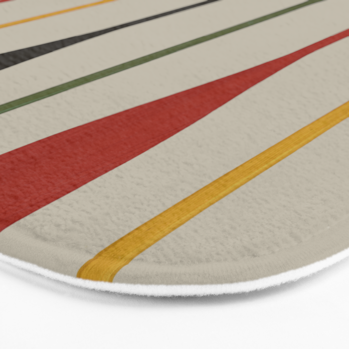 Canoe Paddle Stripes Bath Mat Gallery Image 3