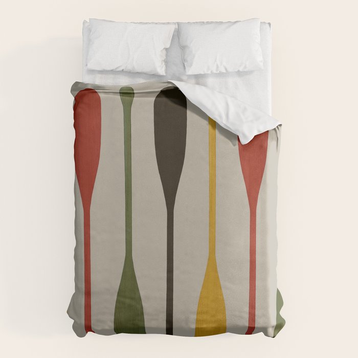 Canoe Paddle Stripes Duvet Cover Gallery Image 6