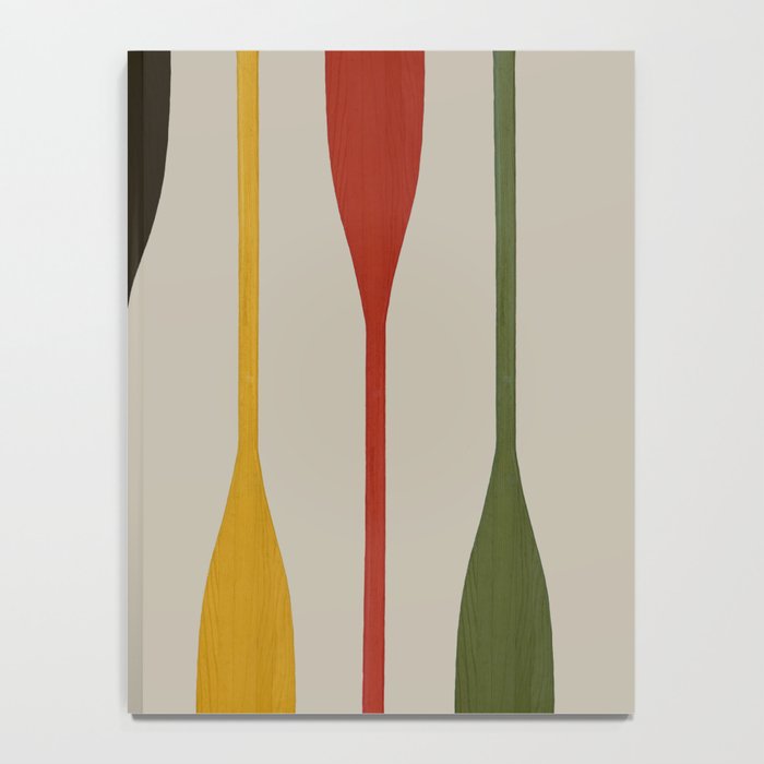 Canoe Paddle Stripes Notebook Gallery Image 4