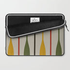 Canoe Paddle Stripes Laptop Sleeve Gallery Image 2