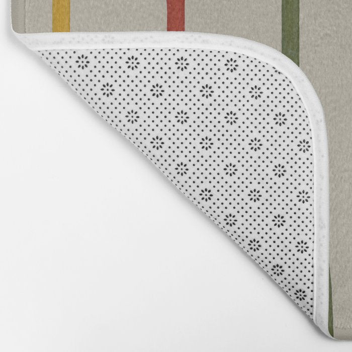Canoe Paddle Stripes Bath Mat Gallery Image 2