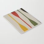 Canoe Paddle Stripes Notebook Gallery Image 3