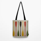 Canoe Paddle Stripes Tote Bag Gallery Image 2