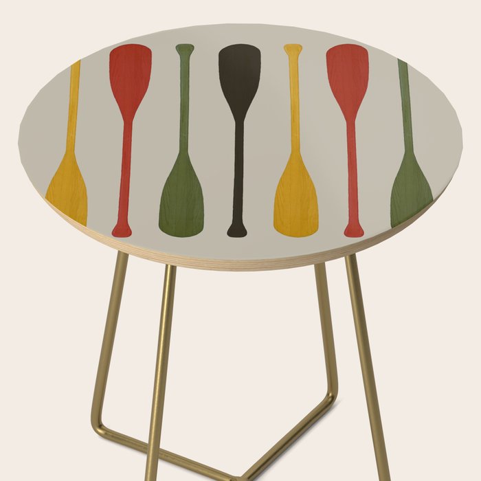 Canoe Paddle Stripes Side Table Gallery Image 2