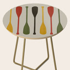 Canoe Paddle Stripes Side Table Gallery Image 2