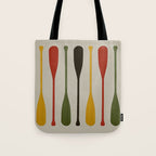 Canoe Paddle Stripes Tote Bag Gallery Image 1