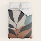 Abstract Art Tropical Leaf Duvet Cover Gallery Image 6