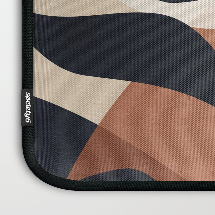 Abstract Art Tropical Leaf Laptop Sleeve Gallery Image 3