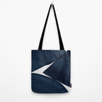 Minimalist Painting Blue II, Modern Abstract Tote Bag Gallery Image 2