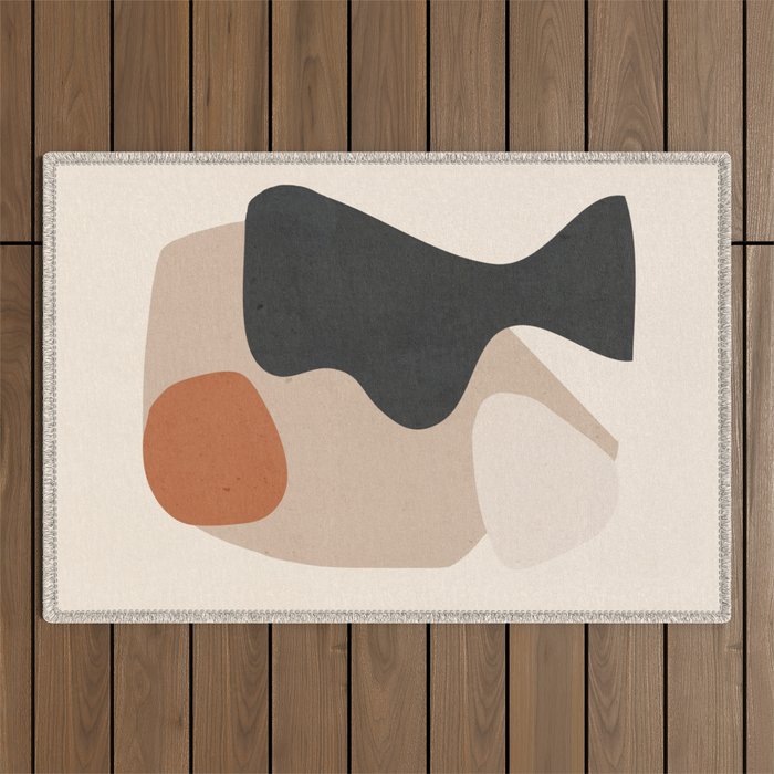 Abstract Shapes 53 Outdoor Rug Gallery Image 1