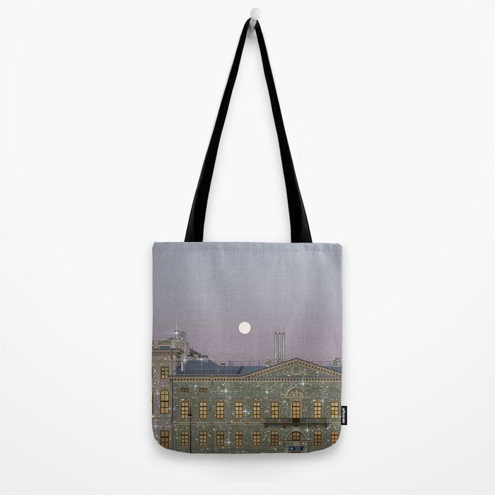Beautiful sunset in town | sky | bling | diamonds | glitter | sparkle | city | architecture Tote Bag Gallery Image 2